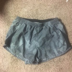 Gray and Black Nike shorts